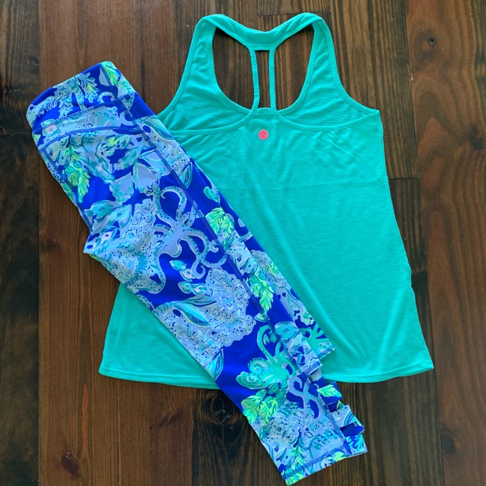 Lily Pulitzer Luxletic cropped leggings